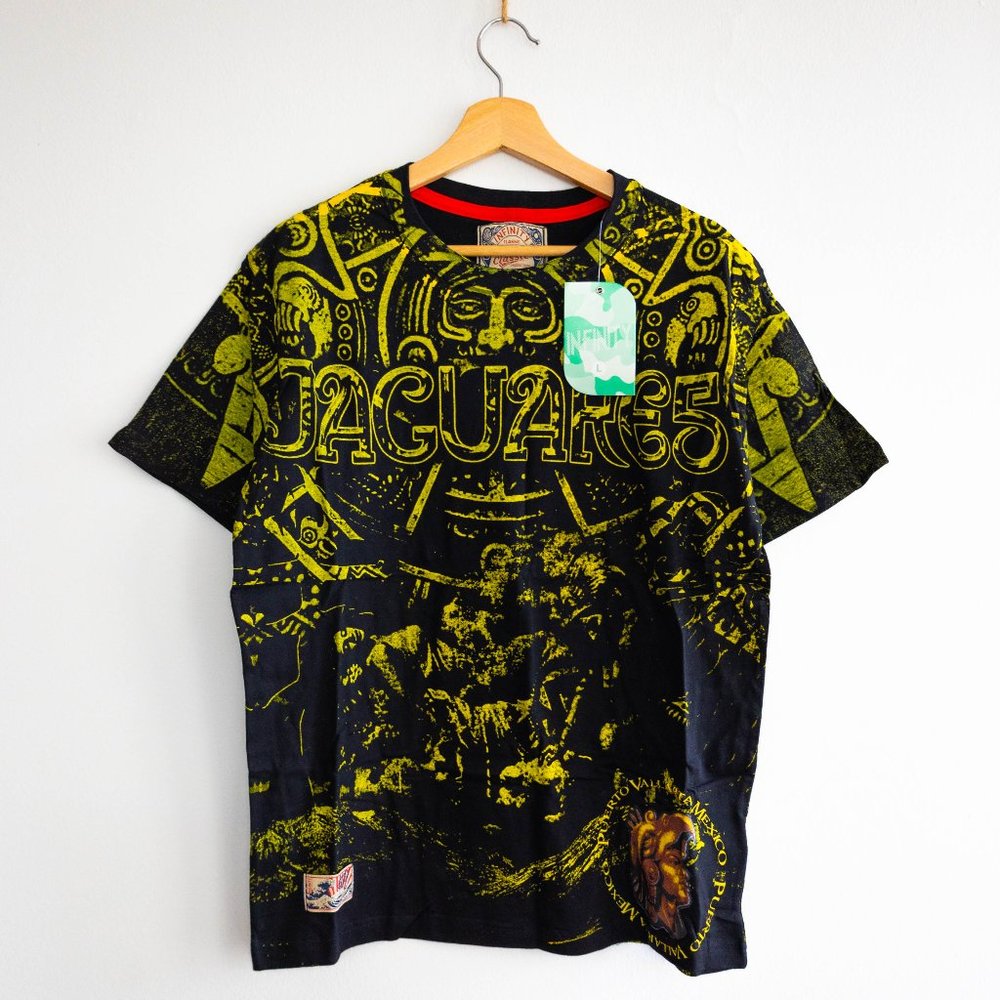NWT Infinity Aztec Print Black Tee